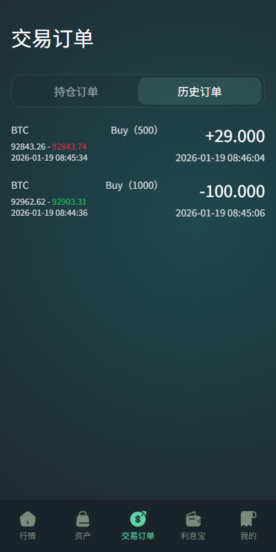 【优选代售】海外虚拟币微盘系统/信用分/实名认证/多语言微交易