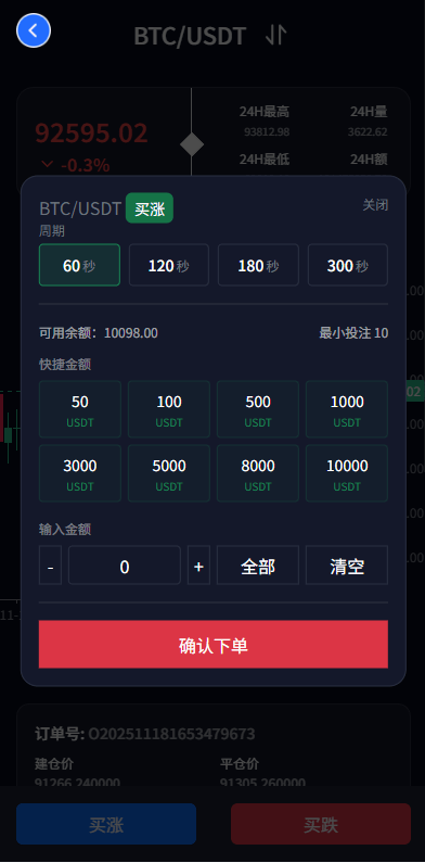 【优选代售】新版海外微盘系统/多语言微交易/虚拟币秒合约/时间盘